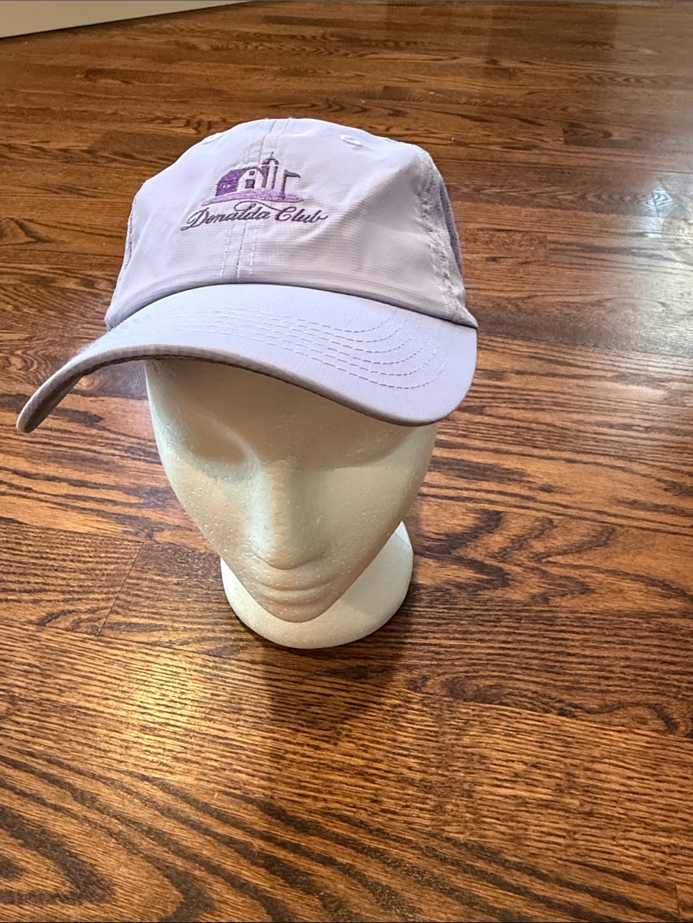 Embroidered Lavender Baseball Cap with Donalda Club logo - by Imperial Ladies Sm